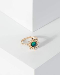 Gold Sun Fine Mood Ring sold by Collete Hayman