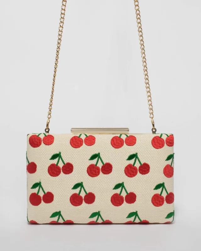 Natural Jaimi Clutch Bag sold by Collete Hayman