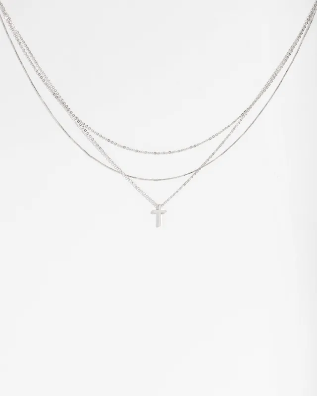 Silver Cross Pendant Necklace sold by Collete Hayman