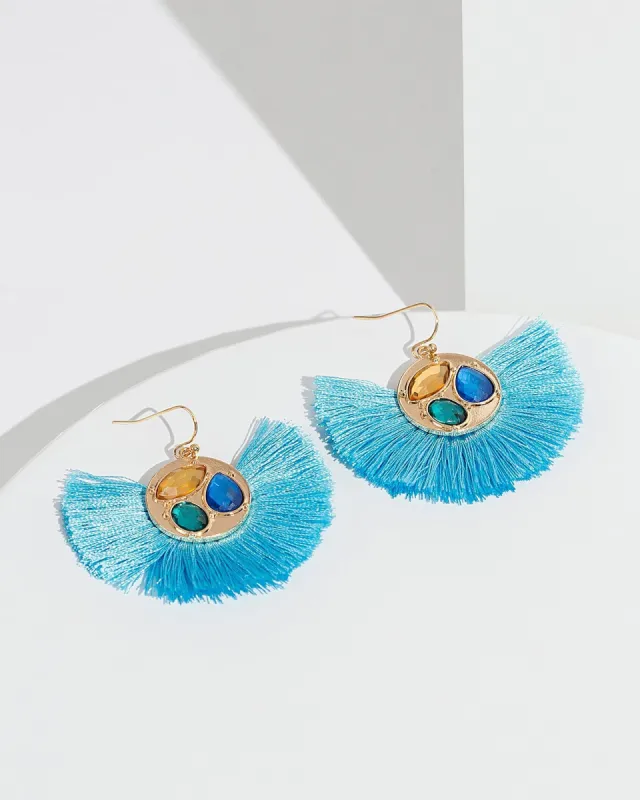 Blue Hook Earrings sold by Collete Hayman