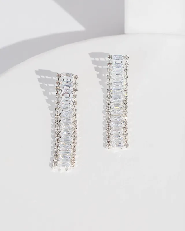 Silver Post Drop Earrings sold by Collete Hayman