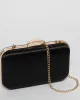 Black Penelope Hardcase Clutch Bag sold by Collete Hayman