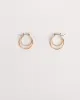 Gold Gine Double Loop Hoop Earrings sold by Collete Hayman