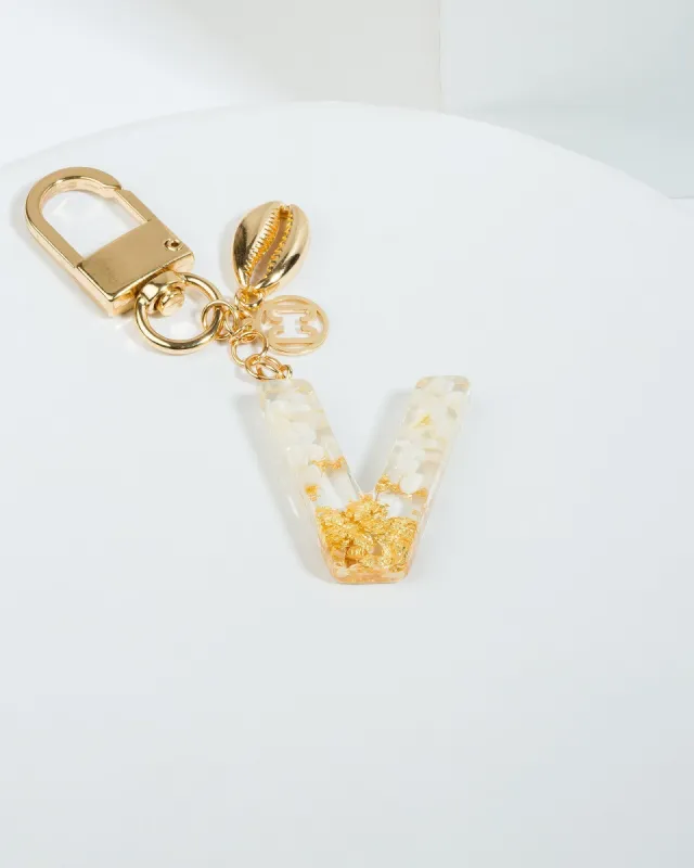 V - Initial Bag Charm Beach sold by Collete Hayman