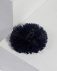 Navy Mini Fluffy Scrunchie sold by Collete Hayman