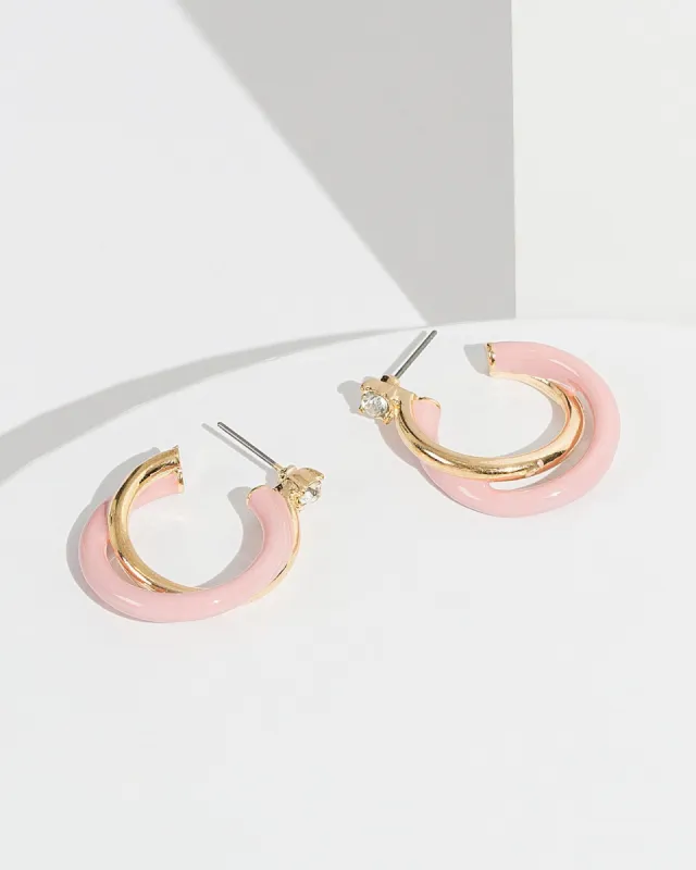 Brown Twist Hoop Earrings sold by Collete Hayman