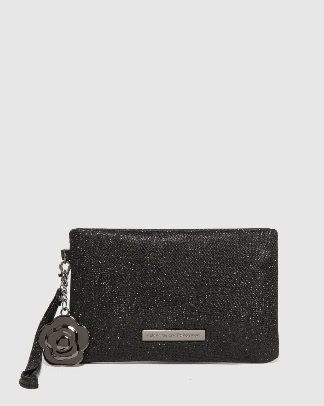 Black Emery Rose Wristlet Clutch Bag sold by Collete Hayman