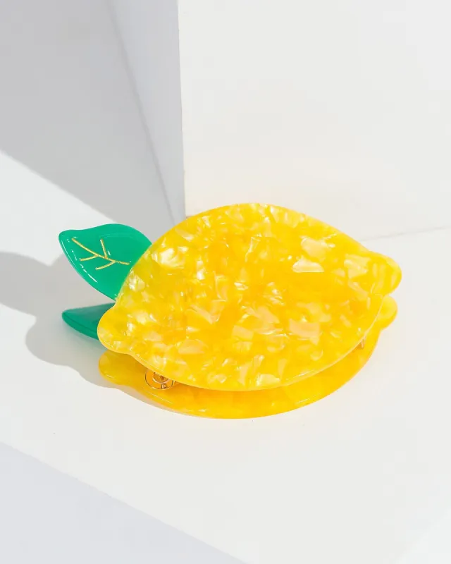 Yellow Lemon Claw Clip sold by Collete Hayman