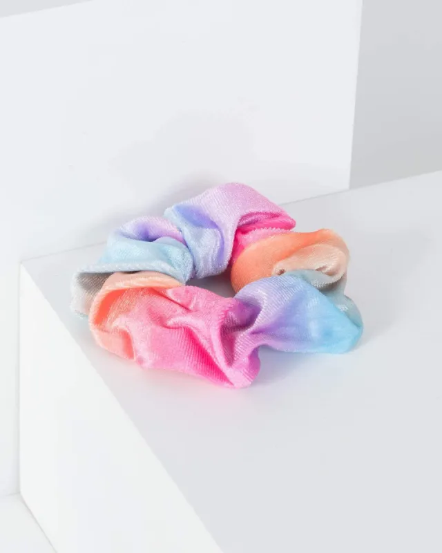Multi Colour Medium Velvet Scrunchie sold by Collete Hayman