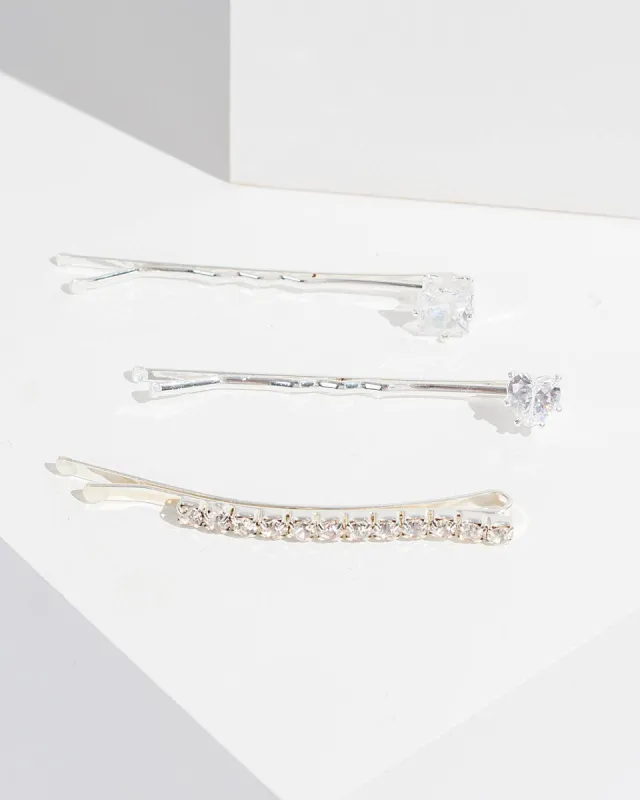 Crystal  Detail Hair Slide Pack sold by Collete Hayman
