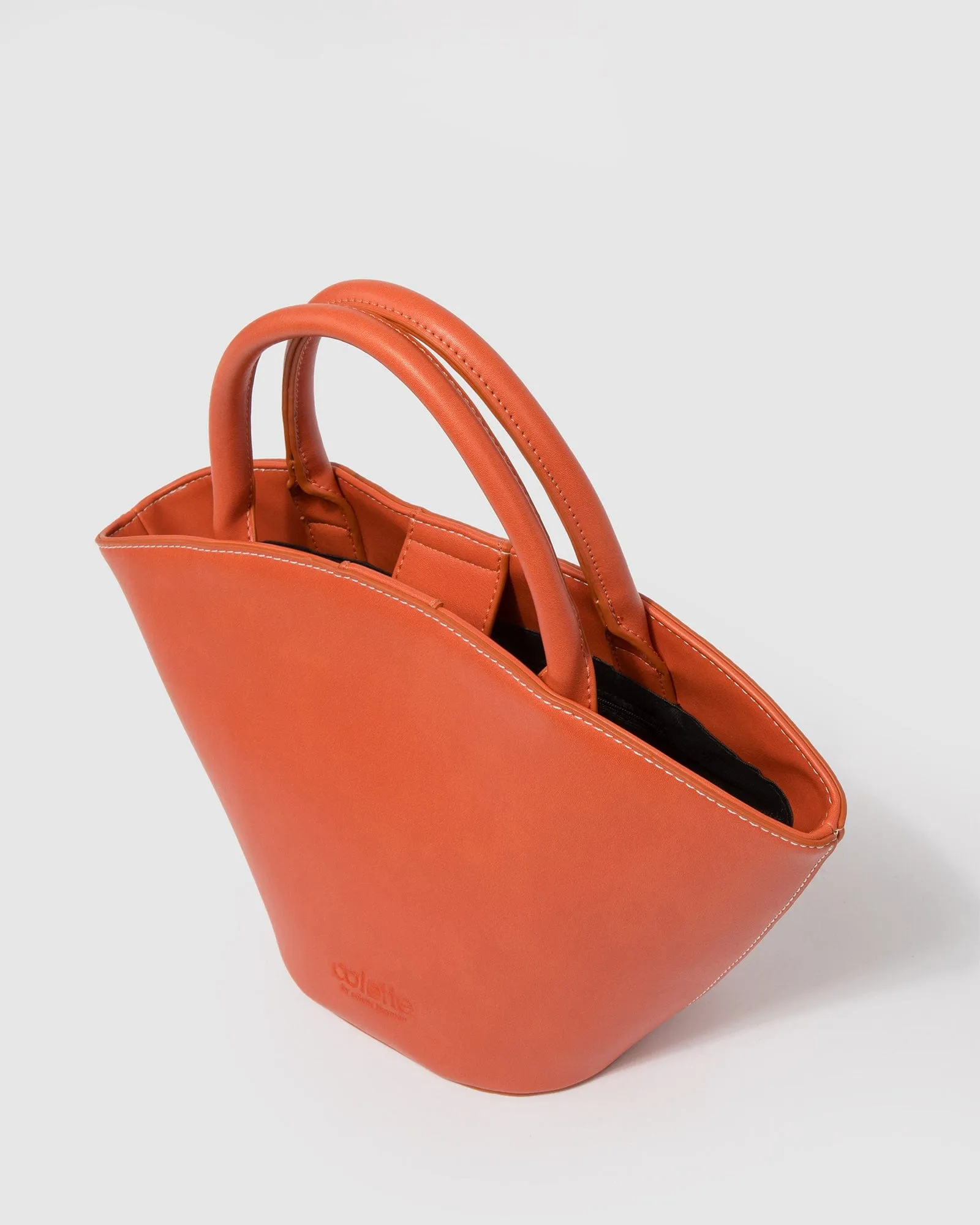 Orange Mallory Fan Tote Bag sold by Collete Hayman product image thumbnail 4