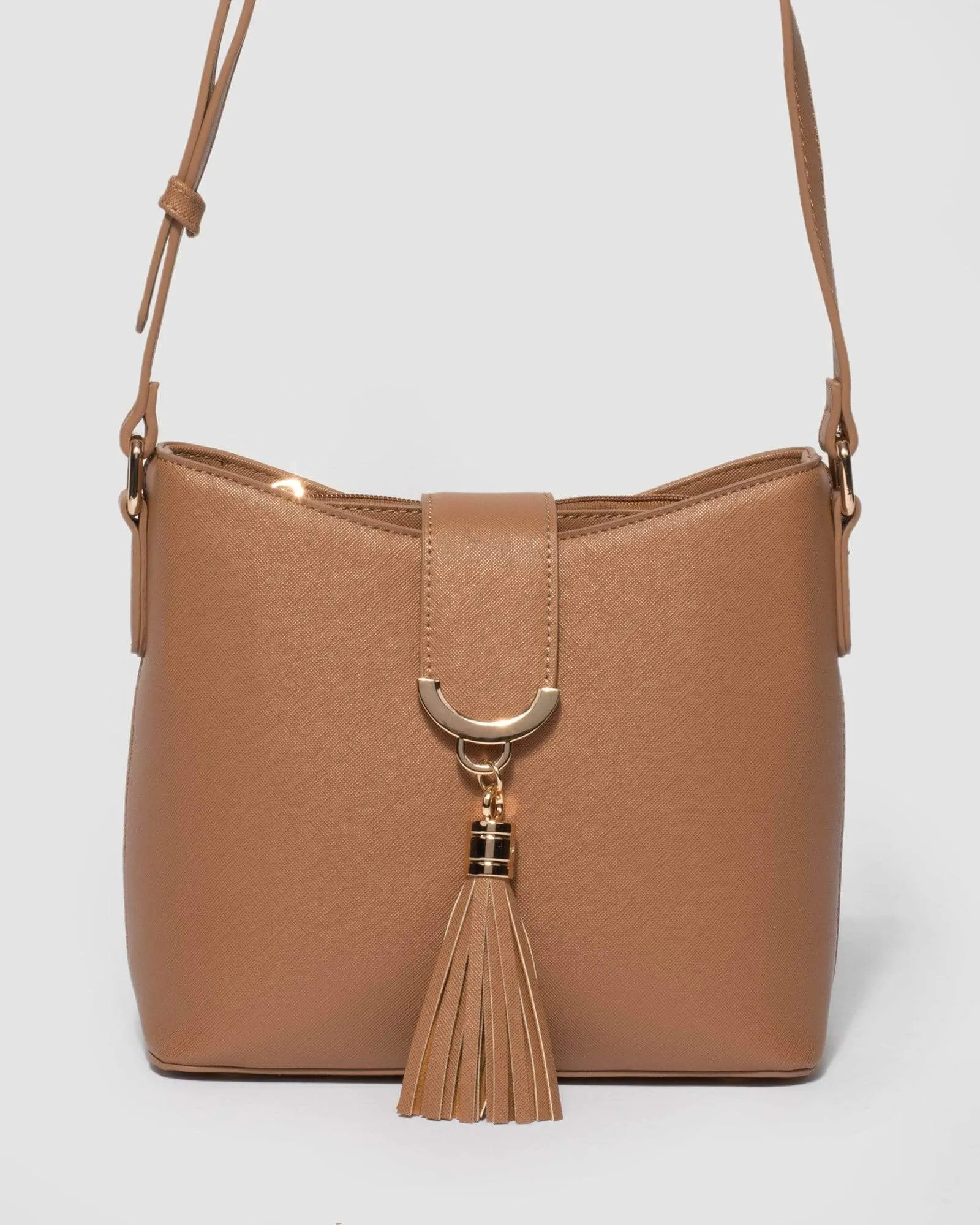 Caramel Libby Crossbody Bag sold by Collete Hayman