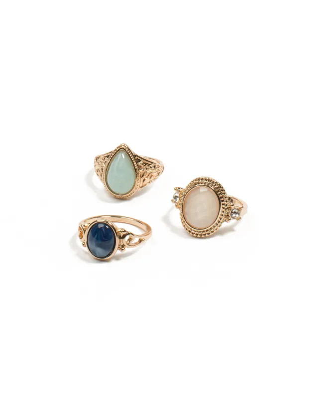Multi Stone Cocktail Ring Pack - Medium sold by Collete Hayman