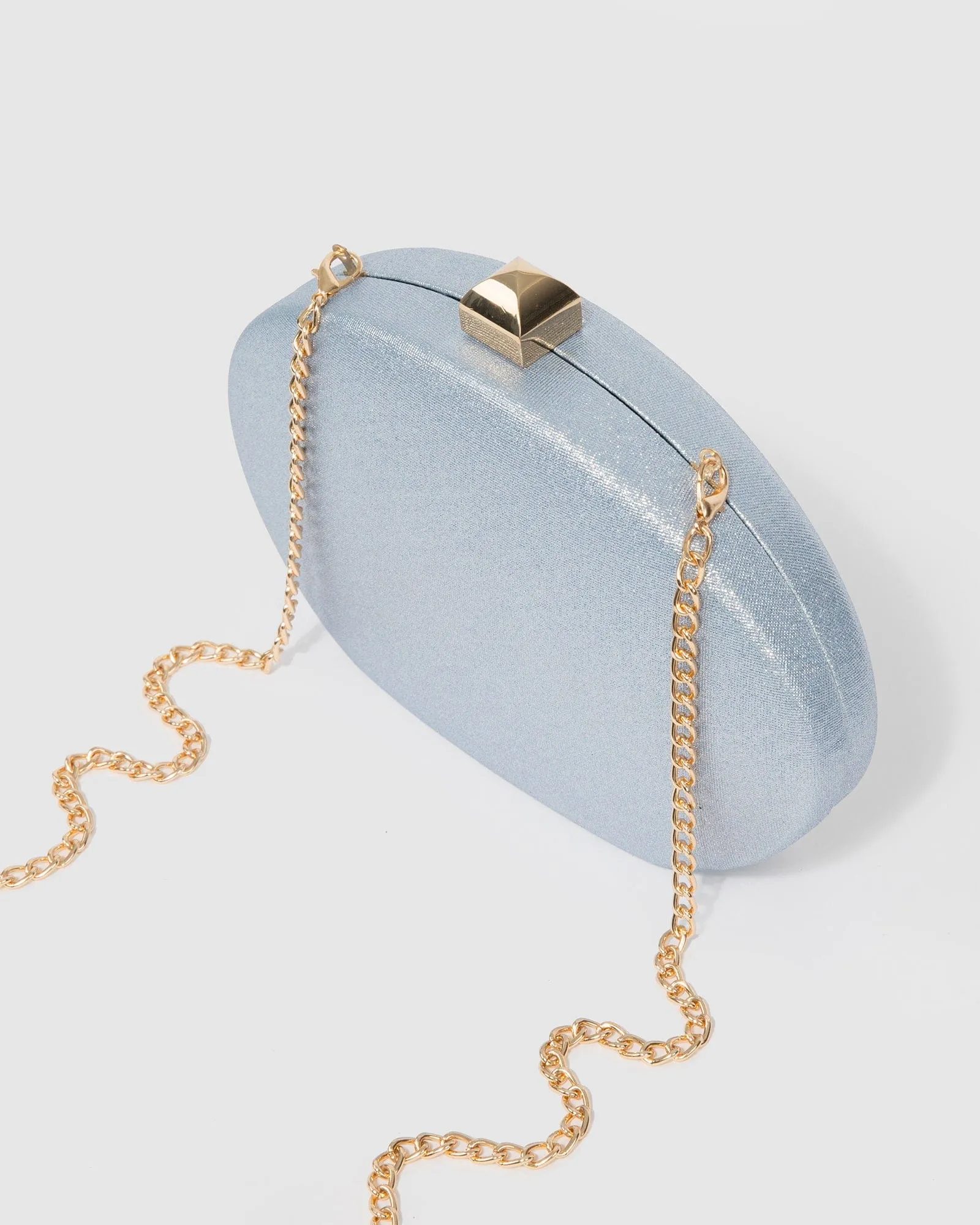 Blue Gracie Hardcase Clutch Bag sold by Collete Hayman product image thumbnail 5