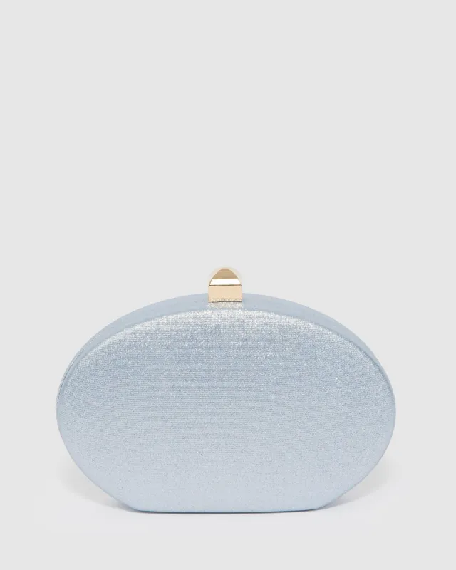 Blue Gracie Hardcase Clutch Bag sold by Collete Hayman