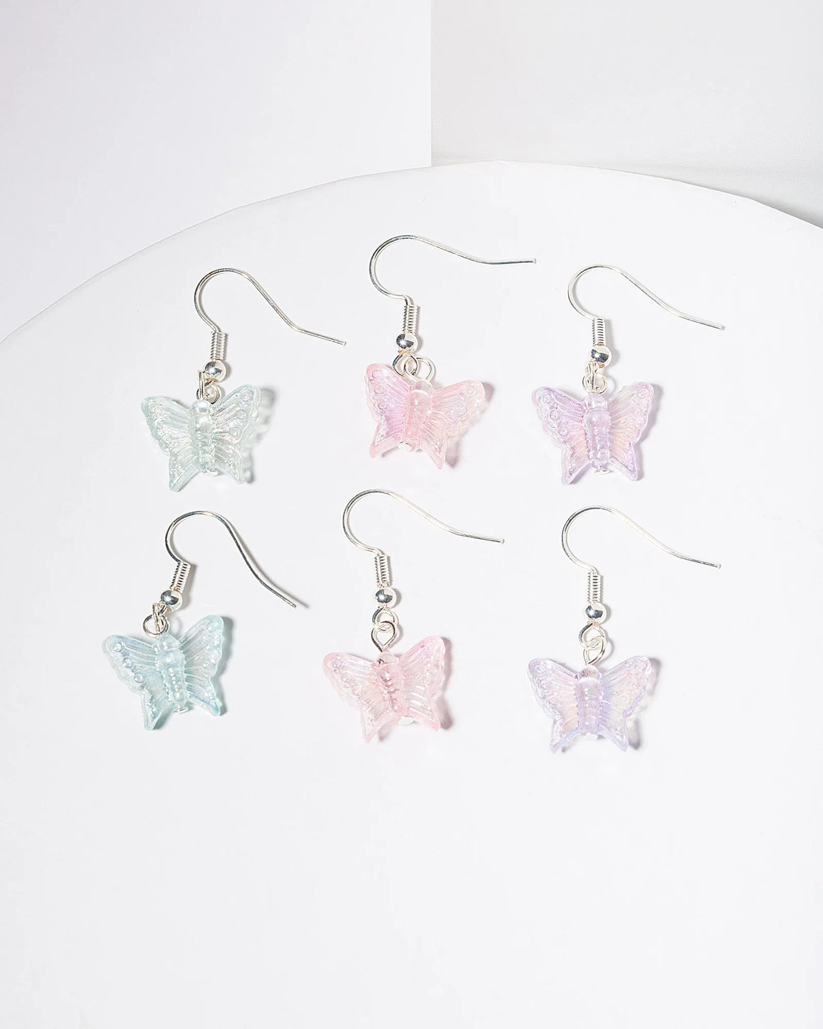 Multi Colour Butterfly Hook Earring Pack sold by Collete Hayman