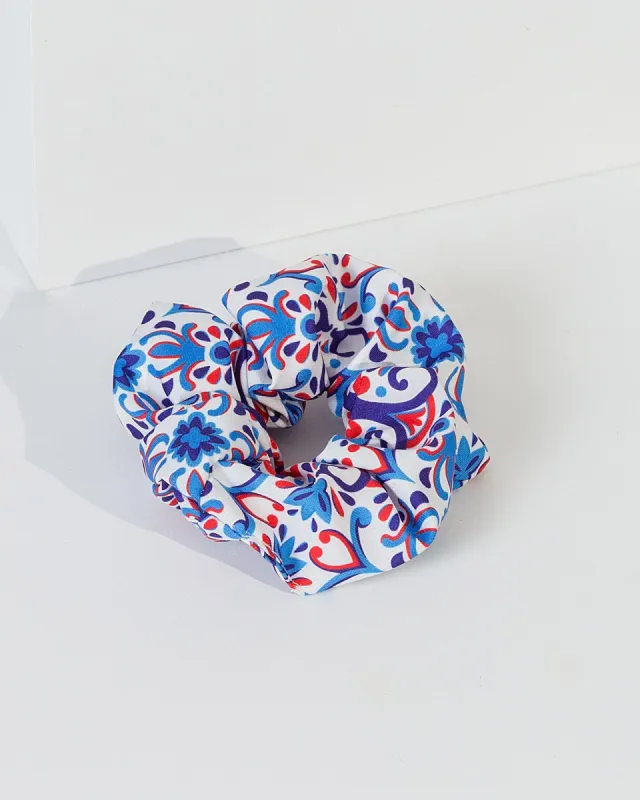 Multi Colour Belize Printed Scrunchie sold by Collete Hayman
