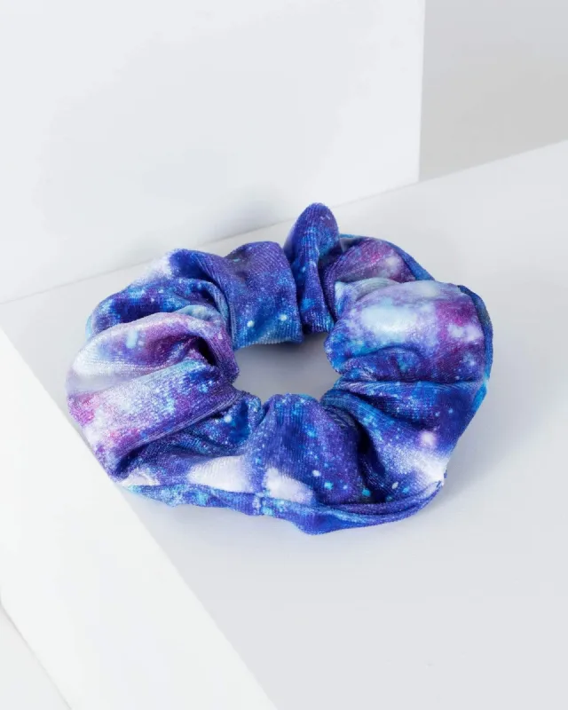 Multi Colour Medium Velvet Scrunchie sold by Collete Hayman