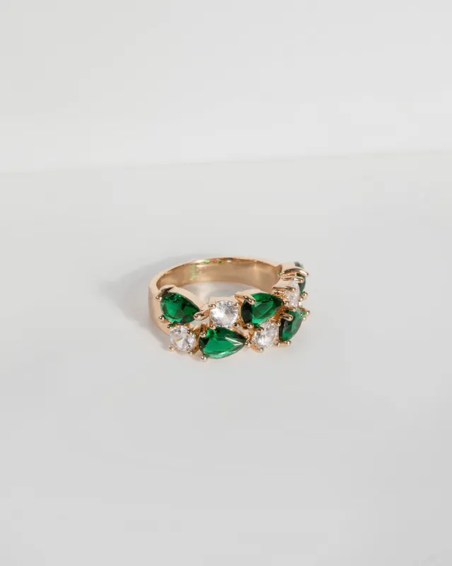 Emerald Diamante Stone Ring sold by Collete Hayman