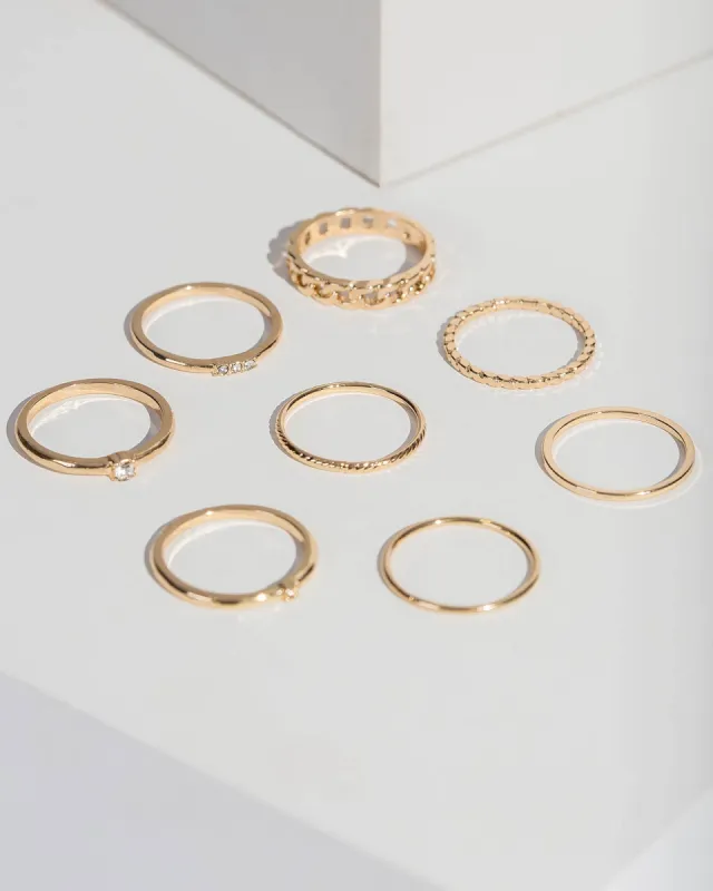 Gold Fine Band Ring Pack sold by Collete Hayman
