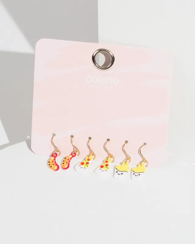 Multi Colour Junk Food Earring Pack sold by Collete Hayman