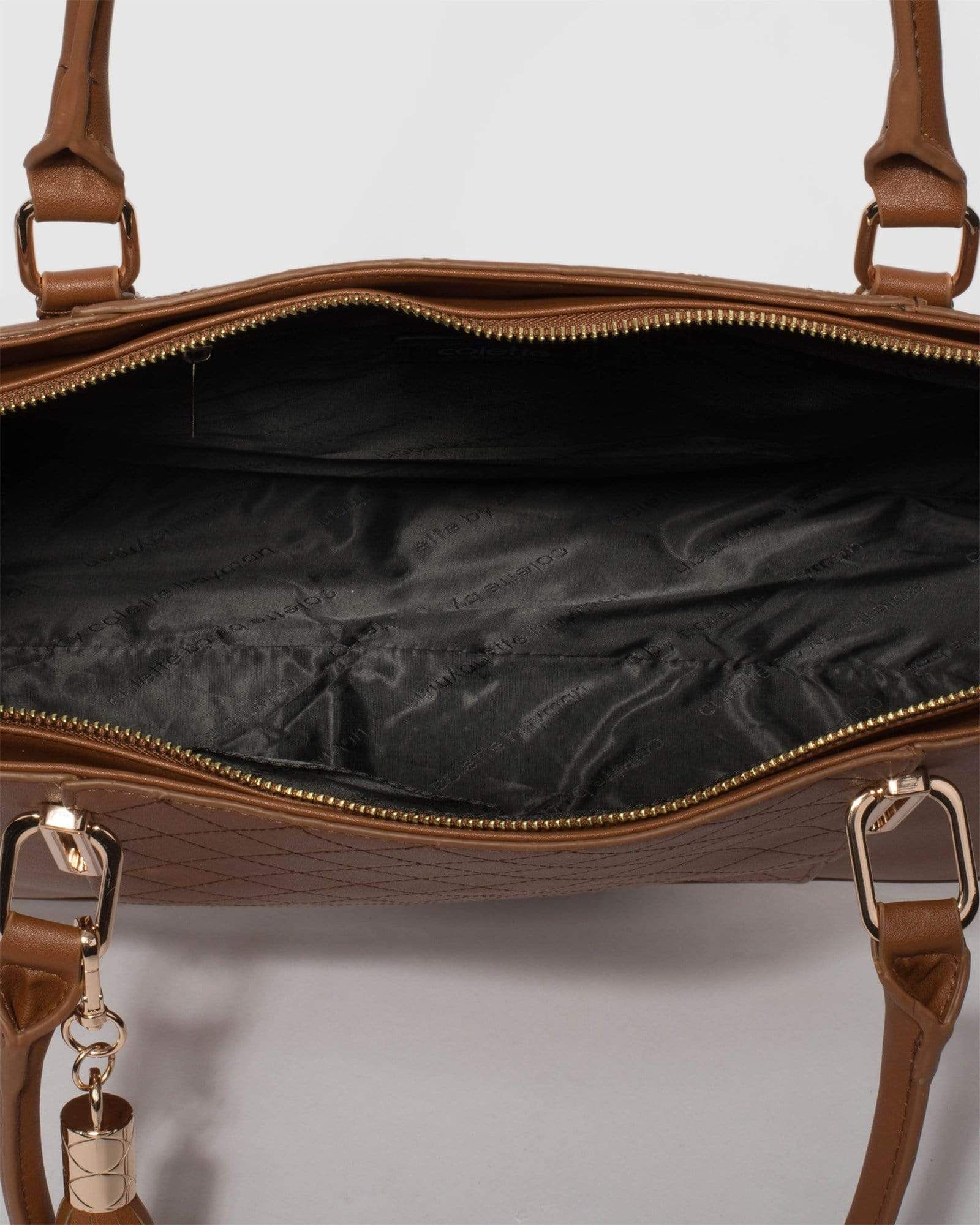 Tan Aviana Tech Tote Bag sold by Collete Hayman product image thumbnail 2