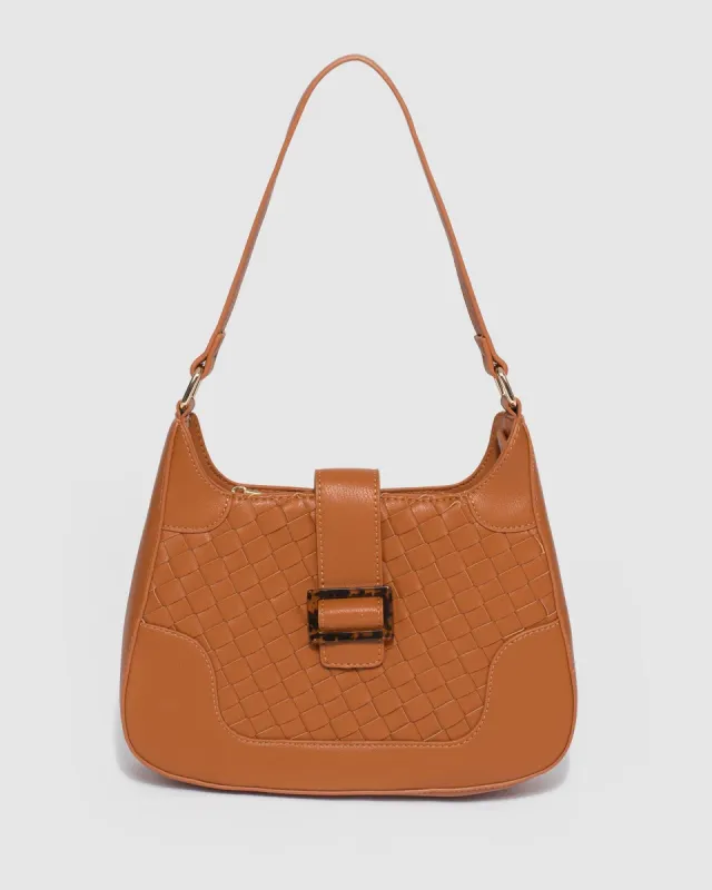 Tan Aisling Shoulder Bag sold by Collete Hayman