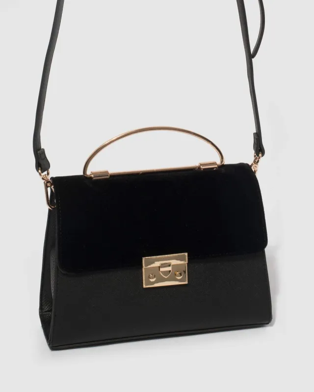 Black Davina Crossbody Bag sold by Collete Hayman