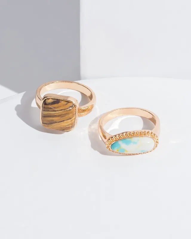 Green Statement Ring Pack sold by Collete Hayman