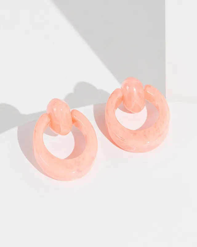 Orange Swirly Earrings sold by Collete Hayman