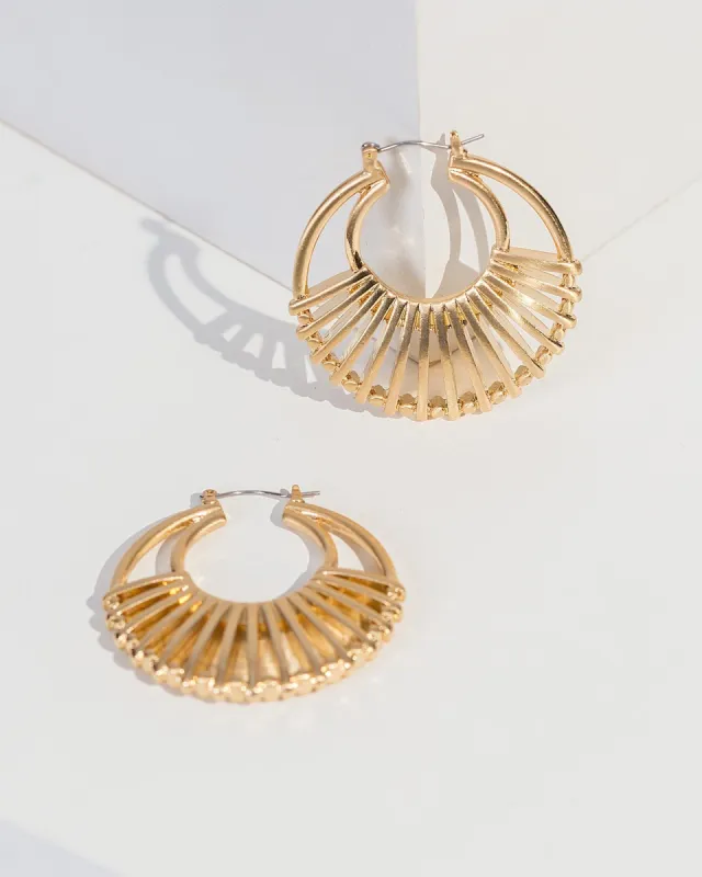 Gold Wrapped Hoop Earrings sold by Collete Hayman