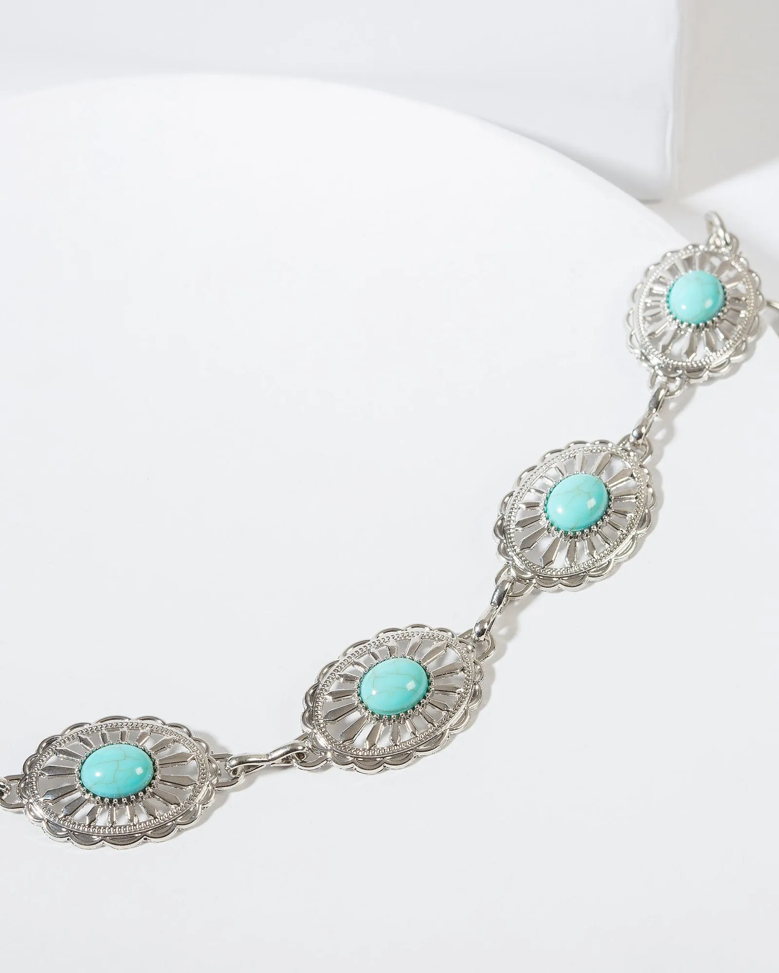 Turquoise Western Chain Belt sold by Collete Hayman product image thumbnail 4