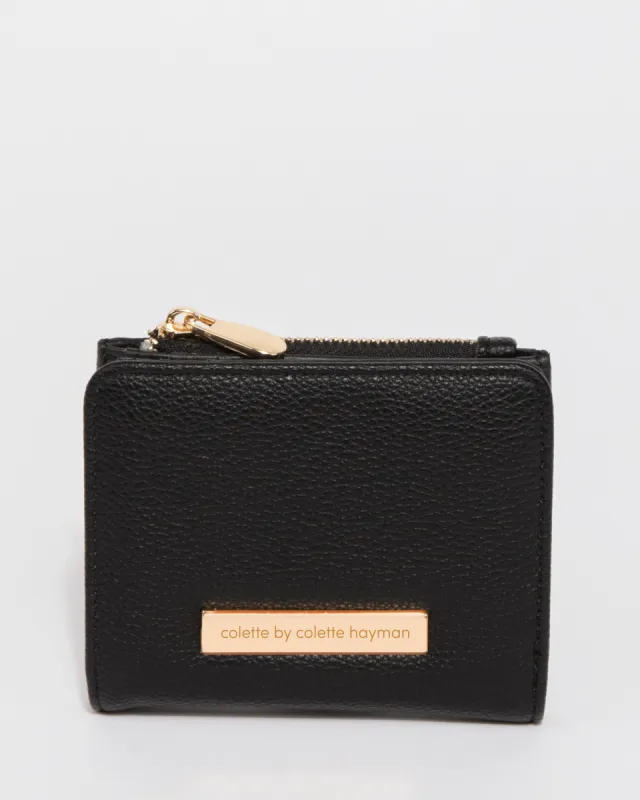 Black Colette Han Mini Wallet sold by Collete Hayman