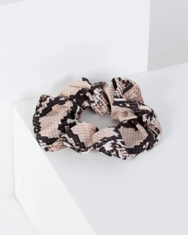 Multi Colour Snake And Leopard Print Scrunchies sold by Collete Hayman
