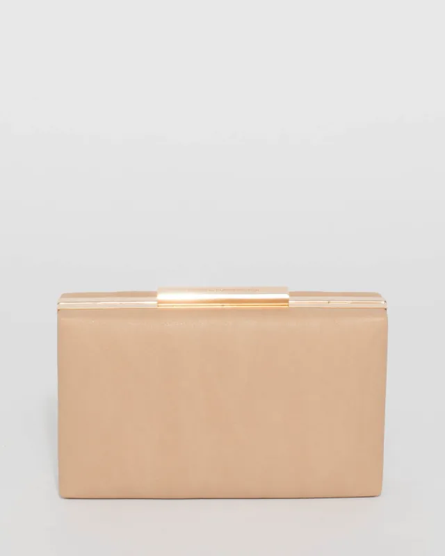 Nude Jaimi Clutch Bag sold by Collete Hayman