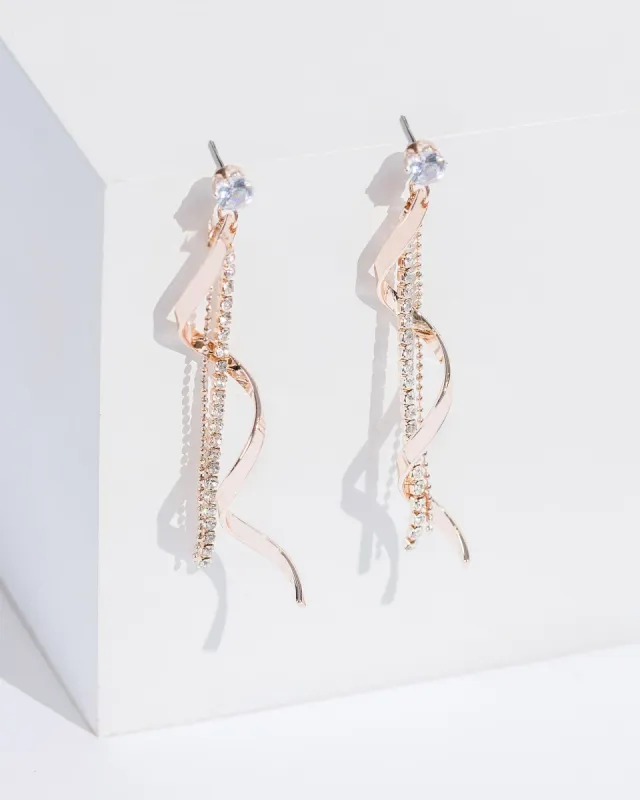 Crystal Statement Round Chime Earrings sold by Collete Hayman