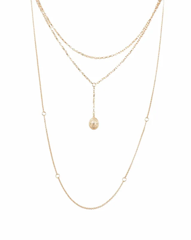 Chain Gold Layered Necklace sold by Collete Hayman