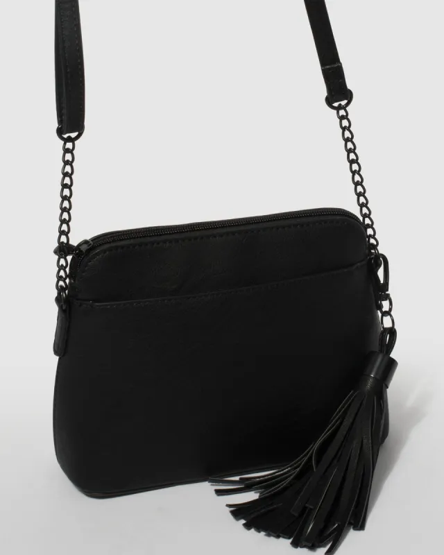 Black Karen Crossbody Bag sold by Collete Hayman