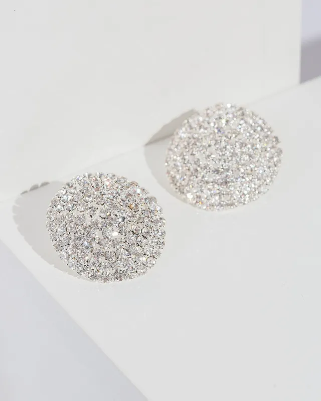Crystal Statement Stud Earrings sold by Collete Hayman