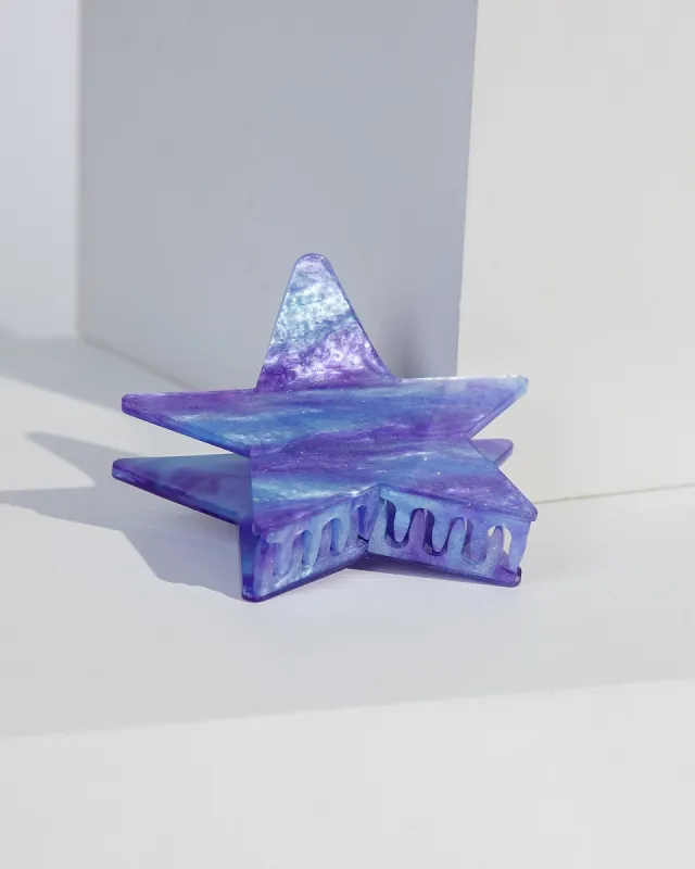 Purple Star Shaped Claw Clip sold by Collete Hayman