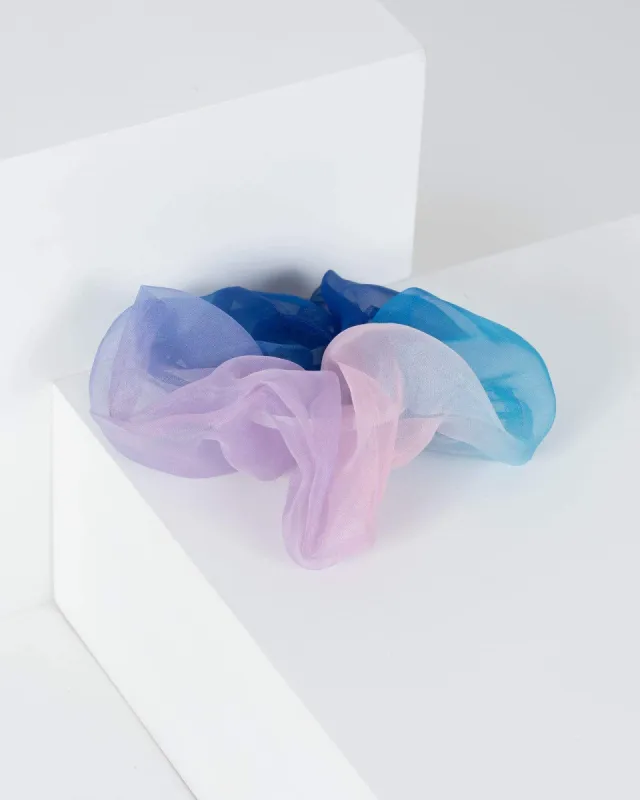 Multi Colour Extra Large Colourful Scrunchie sold by Collete Hayman