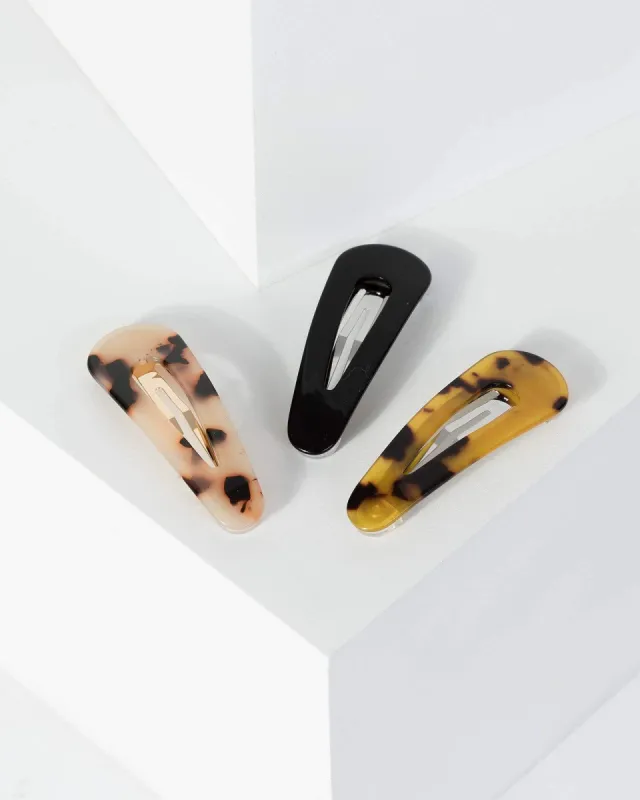 Multi Colour 3 Pack Variety Hair Clips sold by Collete Hayman