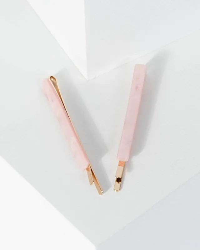 Pink Large Hair Clip Pack sold by Collete Hayman