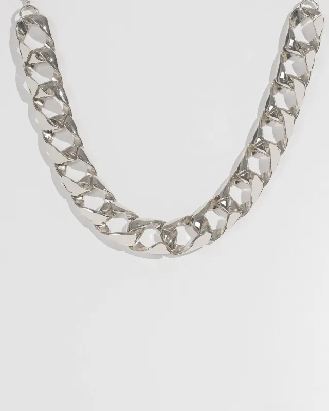 Silver Chunky Chain Necklace sold by Collete Hayman
