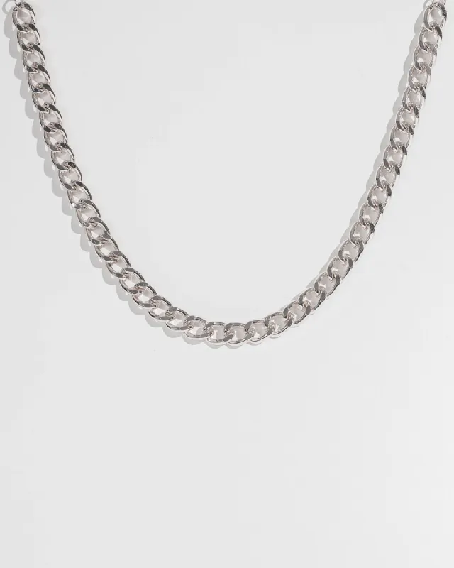 Silver Chunky Chain Link Necklace sold by Collete Hayman