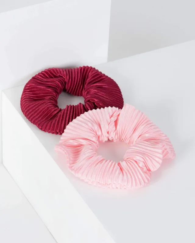 Multi Colour 2 Pack Colour Scrunchies sold by Collete Hayman