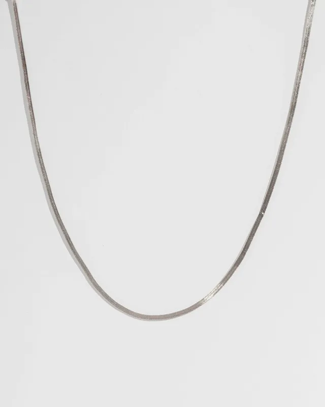 Silver 54cm Snake Chain Necklace sold by Collete Hayman
