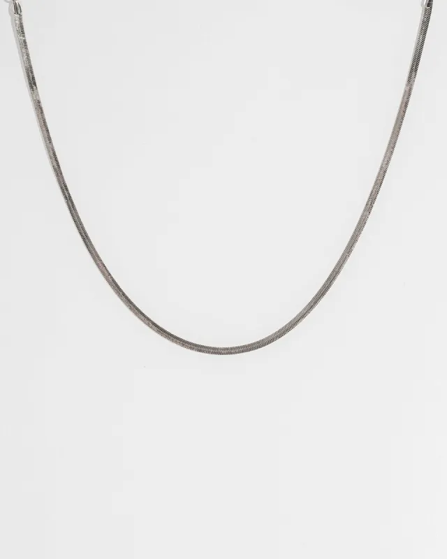Silver 42cm Snake Chain Necklace sold by Collete Hayman