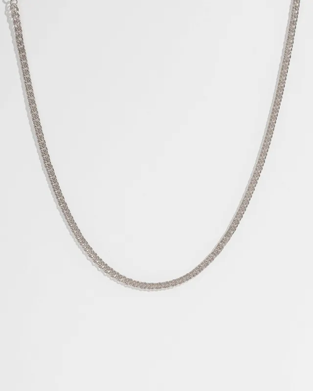 Silver 48cm Double Curb Chain Necklace sold by Collete Hayman