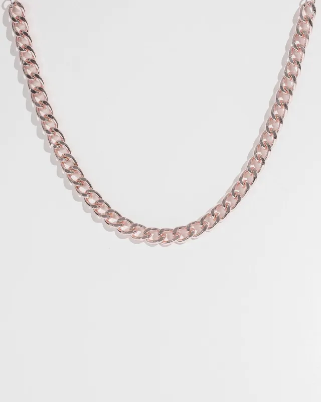 Rose Gold Chunky Chain Link Necklace sold by Collete Hayman